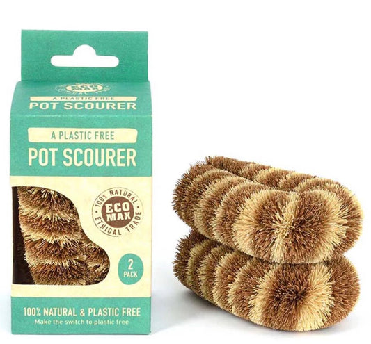 Pot Scourer "Coconut Fiber - 2 Pack"