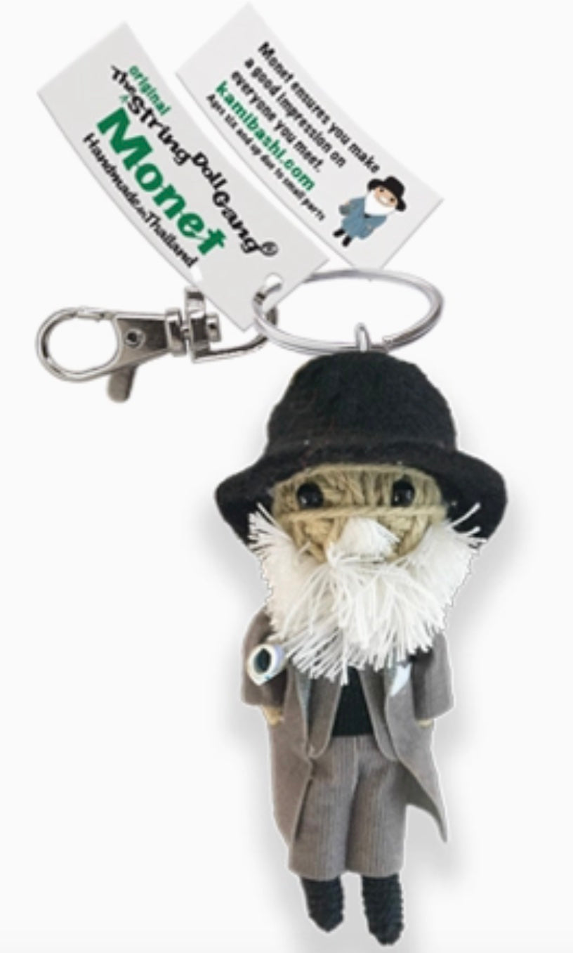 Keychain String Doll, "Monet"