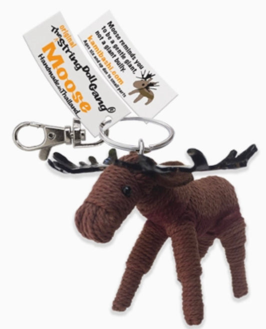 Keychain String Doll, "Moose"