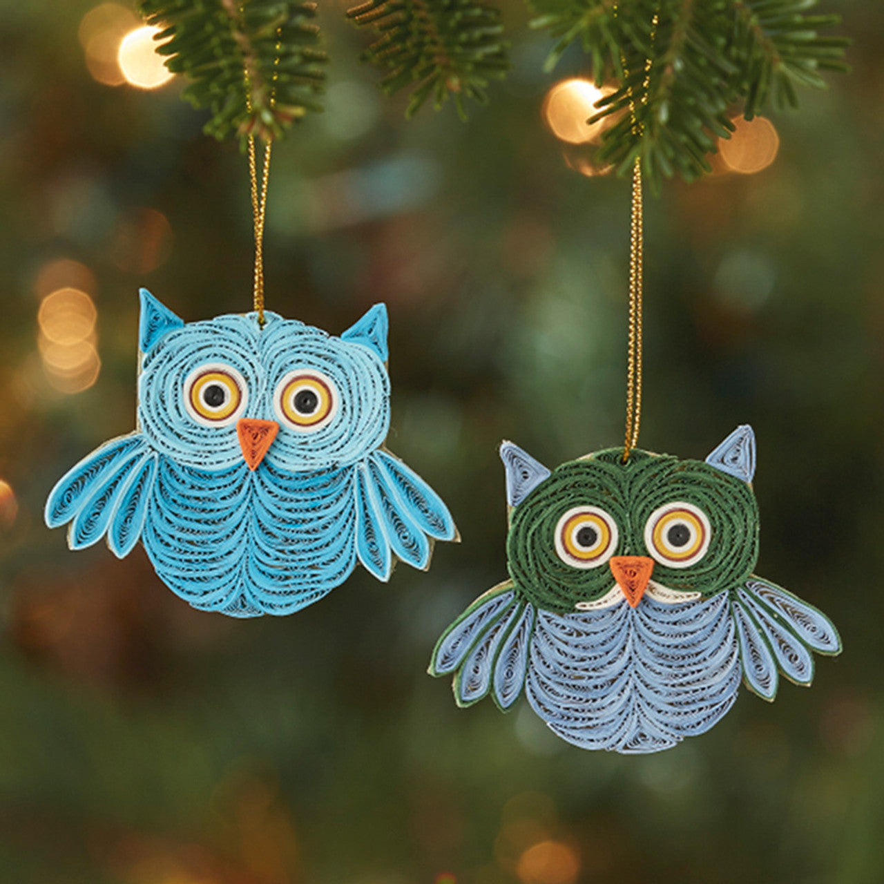 Quilled Ornament, Owl