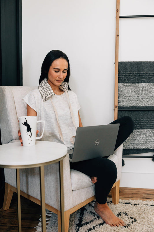 Wrap Take Care geo cttn/rice 18Lx4W crm/olv