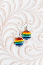 Glass Rainbow Earrings