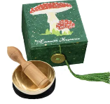 2" Meditation Singing Bowl, Mushroom Botanica