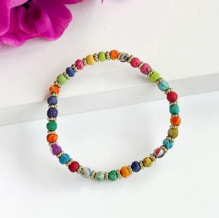 Bracelet, "Kantha Milieu"