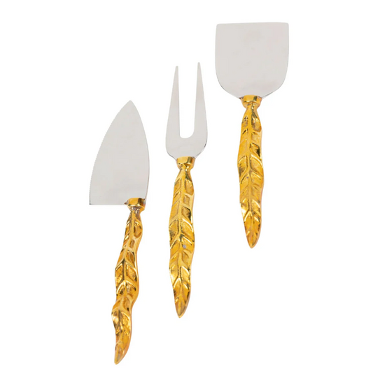 Feather Cheese Knife Set