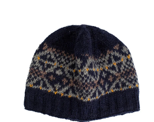 Stars and Snow Wool Hat