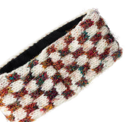 Checkerboard Cold Weather Headband