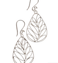 Silver palms Earrings
