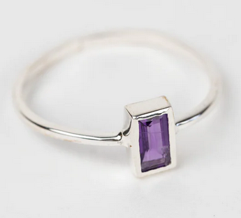 Siver Amethyst Ring