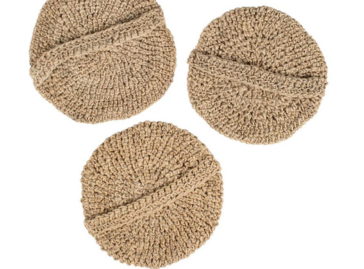 Hemp Kitchen Scrubber Set