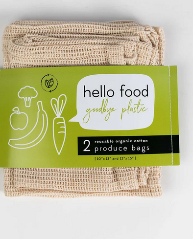 Organic Cotton Reusable Bags