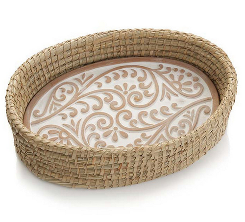 "Double Vine" Bread Warmer Bread Basket