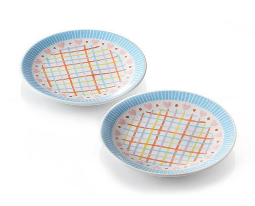 Ceramic Appetizer Plate, Candy Heart