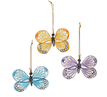 Quilled Ornament, Butterfly