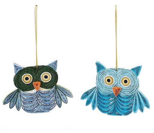 Quilled Ornament, Owl