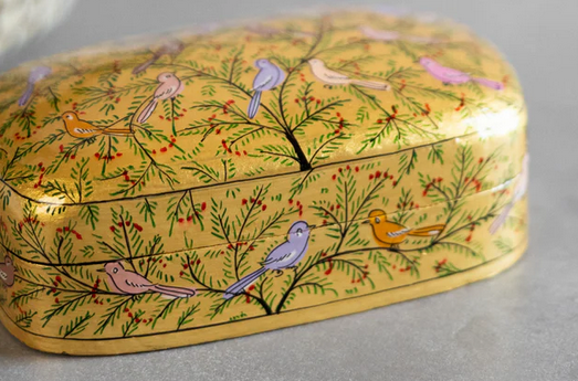 Jagah Handpainted Keepsake Box