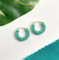 Earrings, Aegean Sea Hoops