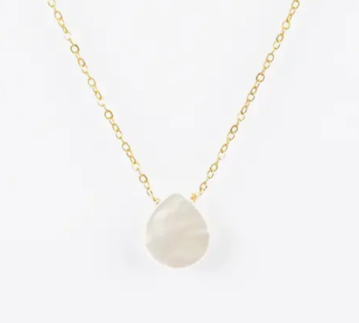 Necklace, Mother of Pearl Shell Drop