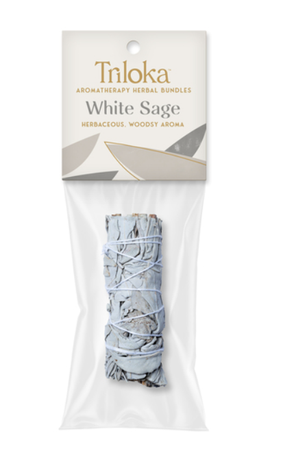 Sage Smudge, White