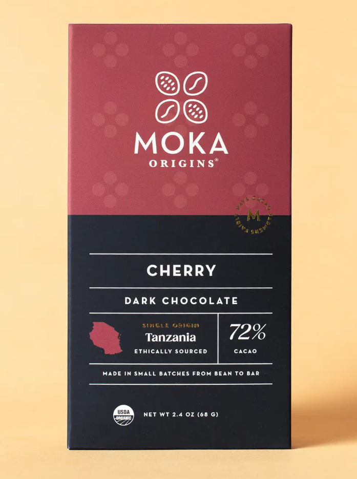 Single-Origin Dark Chocolate Cherry, 2.4oz Bar
