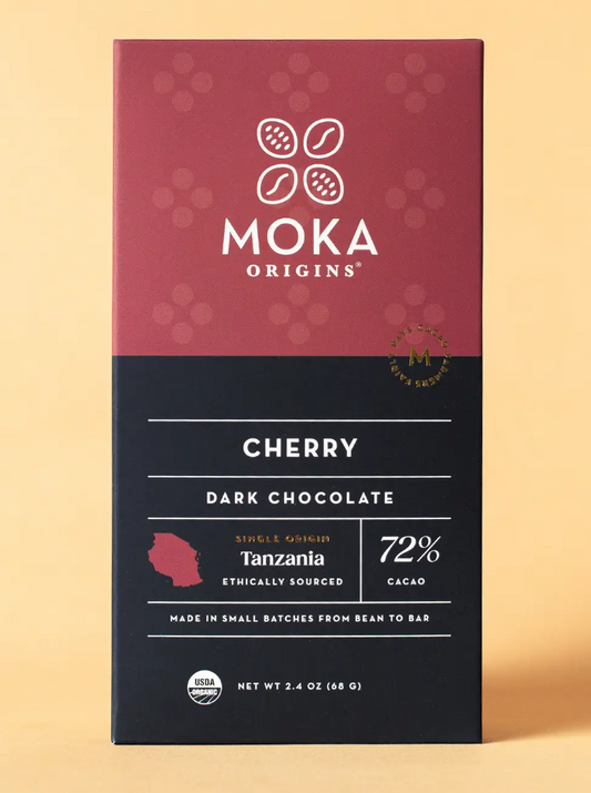 Single-Origin Dark Chocolate Cherry, 2.4oz Bar