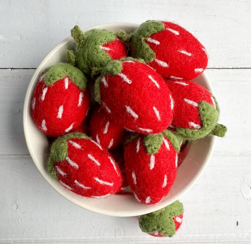 Felt Strawberry – Ethically Crafted