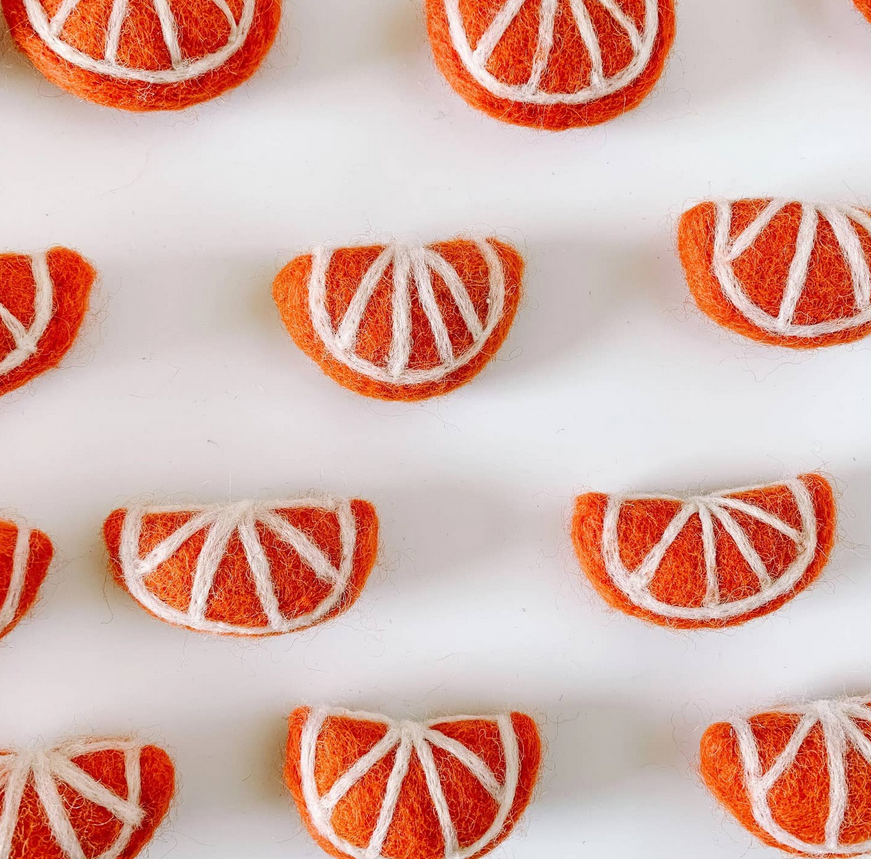 Felt Orange Slice