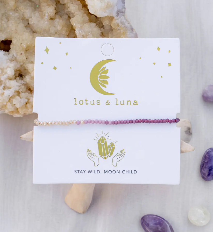 Bracelet, "Stay Wild, Moon Child"
