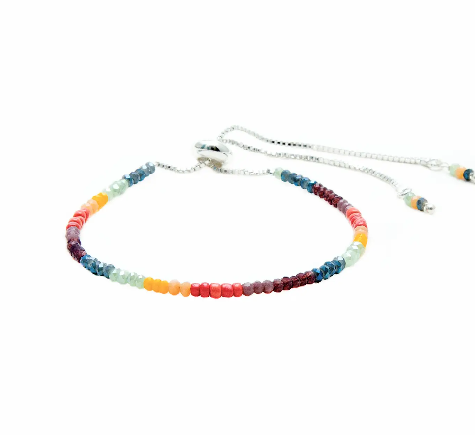 Bracelet, "Live Bright, Be Bold"