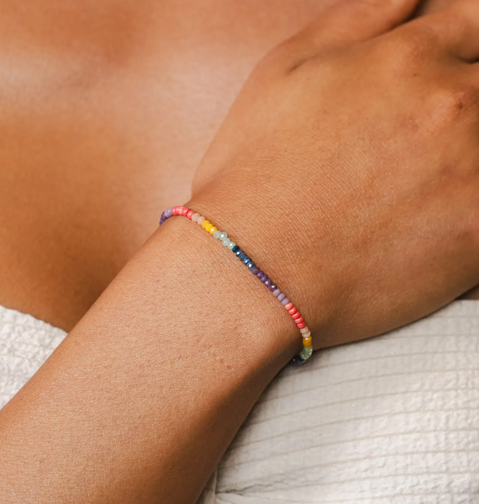 Bracelet, "Live Bright, Be Bold"