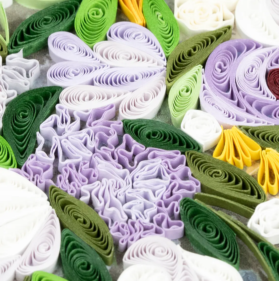 Artist Series Quilled Card - "Spring Bouquet" by Renoir