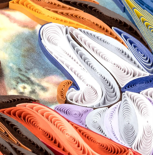 Artist Series Quilled Card - "In The Meadow", Renoir