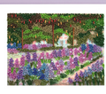 Artist Series Quilled Card - "Garden at Giverny", Monet