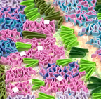 Artist Series Quilled Card - "Garden at Giverny", Monet