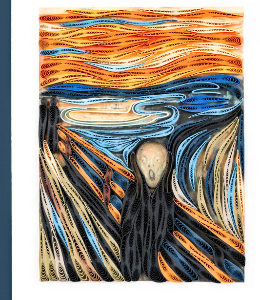 Artist Series Quilled Card - "The Scream", Munch