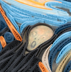 Artist Series Quilled Card - "The Scream", Munch