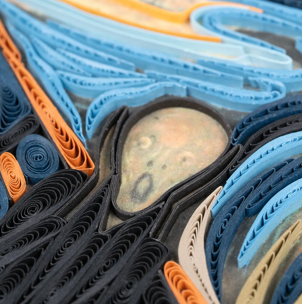 Artist Series Quilled Card - "The Scream", Munch