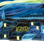 Artist Series Quilled Card- "Starry Night", Van Gogh