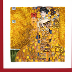 Artist Series Quilled Card- "The Lady In Gold", Klimt
