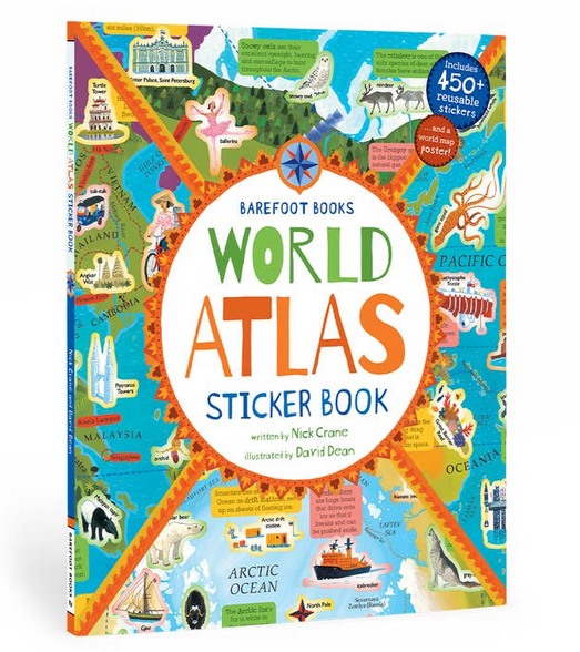 "World Atlas", Sticker Book