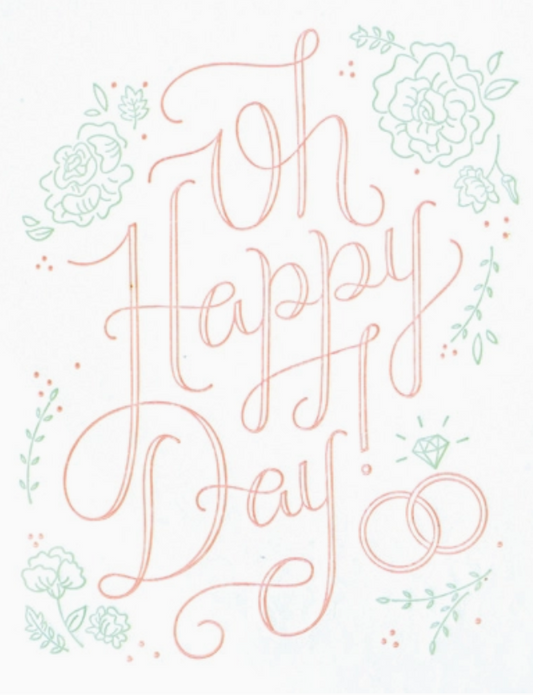 Recycled Paper Cards, "Oh Happy Day!"