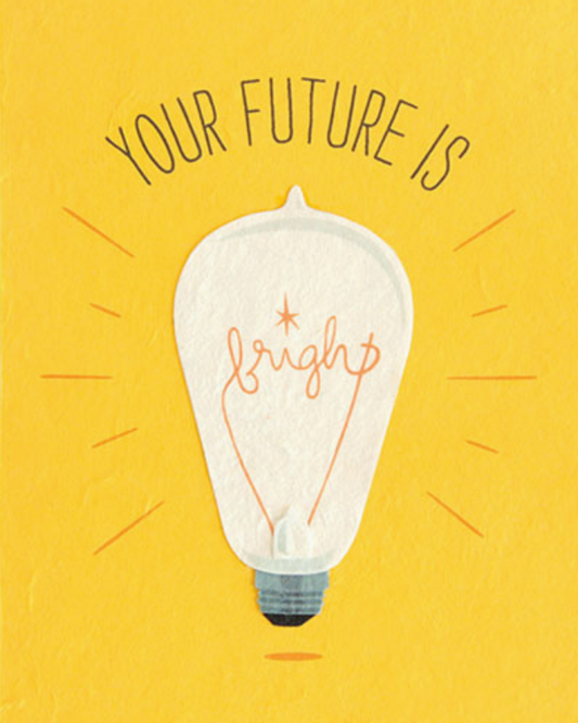 Recycled Paper Cards, "Future is Bright"