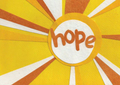 Recycled Paper Cards, "Rays of Hope"