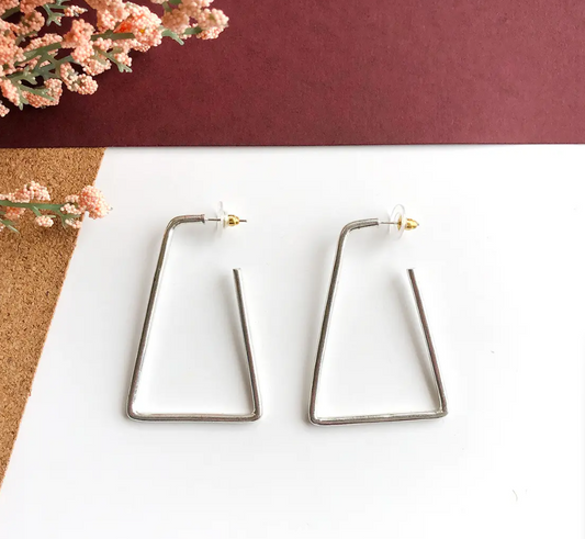 Earrings, "Isosceles Hoops"