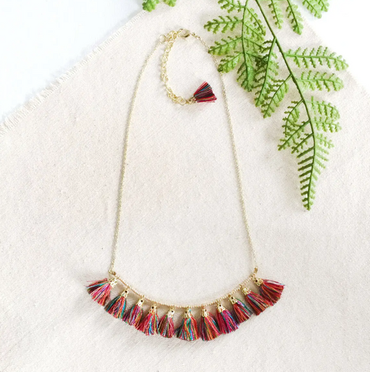 Necklace, "Raja Tassel"