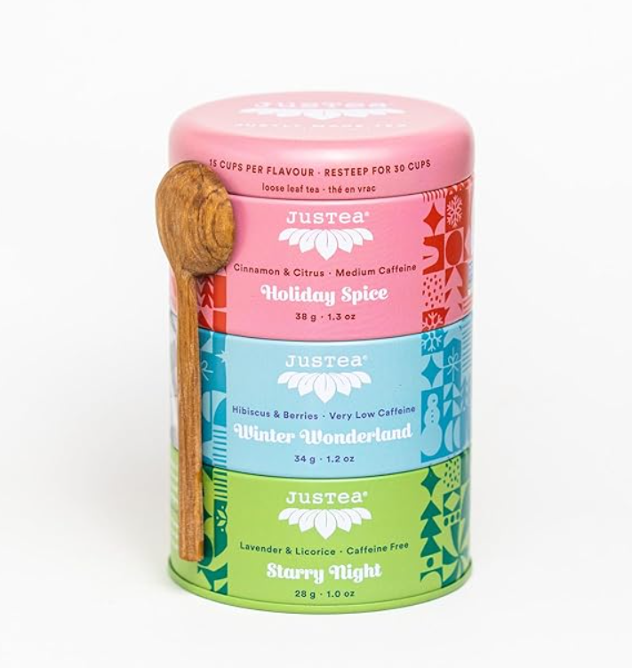 Looseleaf Tea w/Spoon, "Holiday Sampler"