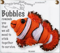 Keychain String Doll, "Bubbles the Clownfish"