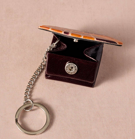 Keychain, Leather "Tara" Turtle