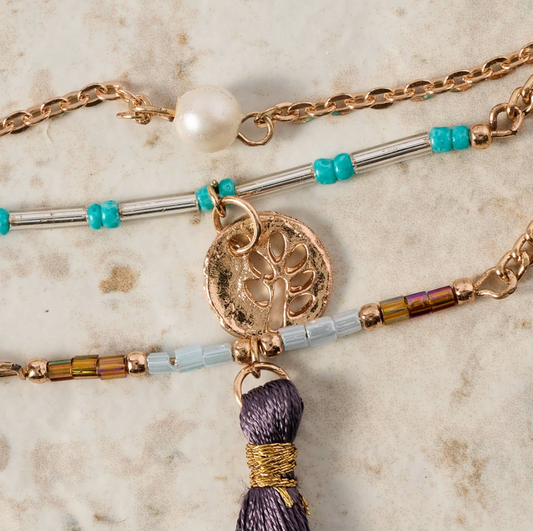 Multi Strand Bracelet, "Darsha"