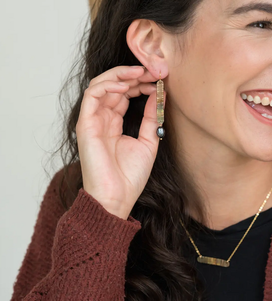 Earrings, "Refined Through Fire"